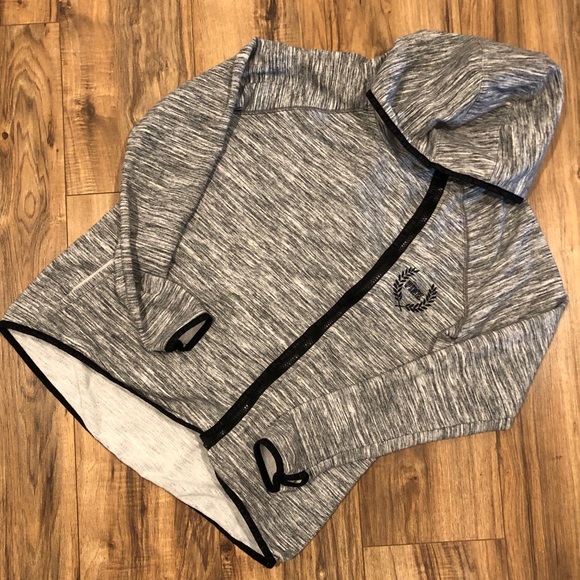 PINK Victoria's Secret Tops - Pink Victoria’s Secret Gray Hoodie Women M